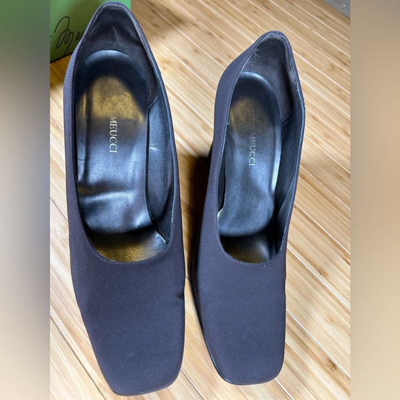 Sesto Meucci Brown Heels Size 10 Used - Picture 8 of 16